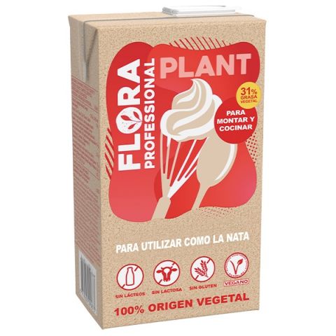 NATA VEG. 31% MONTAR Y COCINAR 1L VEG. - Flora Plant  8*